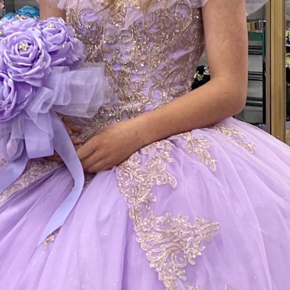 Lilac Quinceanera dress